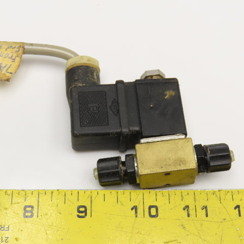 AVS Romer EAV-111-C15-1/8B 1/8" Compression Tube Solenoid Valve 110V 50/60Hz