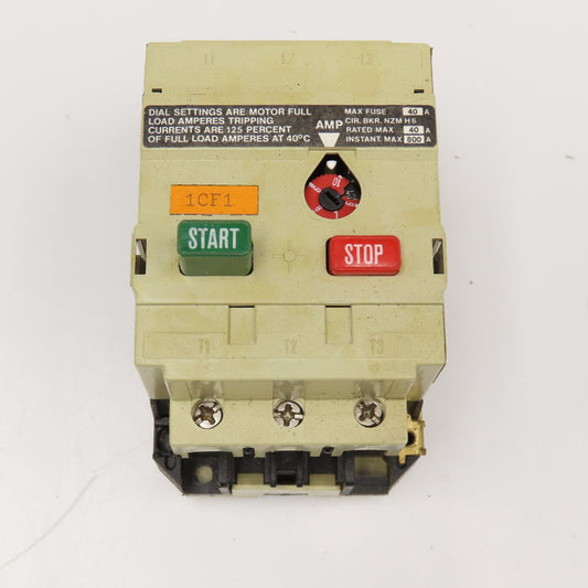 Klockner-Moeller PKZM0-10,0-NA Manual Motor Starter 600V 10Hp 3Ph 6-10A Trip