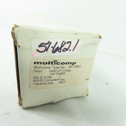 Multicomp MC14683 100 Ohms Resistor 225W 0927