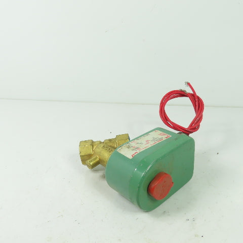 Asco JT8030A17 2-Way Solenoid Valve 120V Coil 15PSI