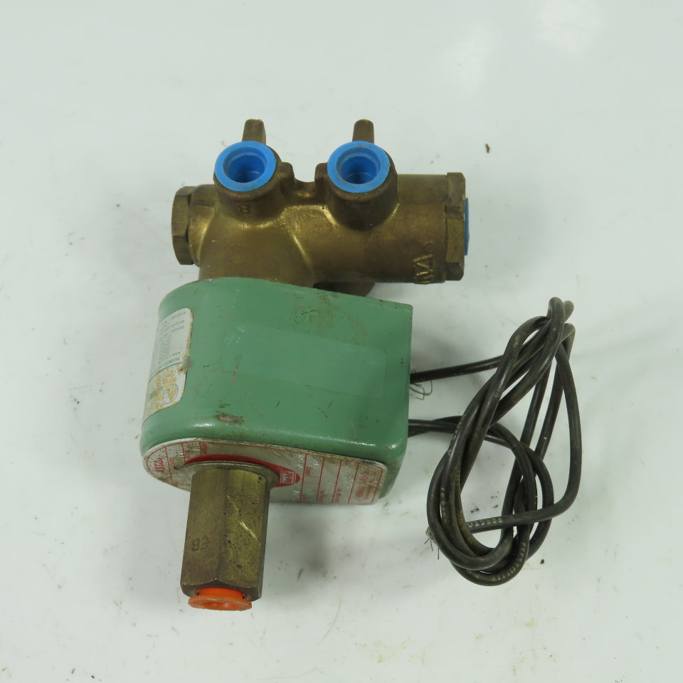 Asco 834SE1P Solenoid Valve 1/4" 120V Coil 1/16 Orifice