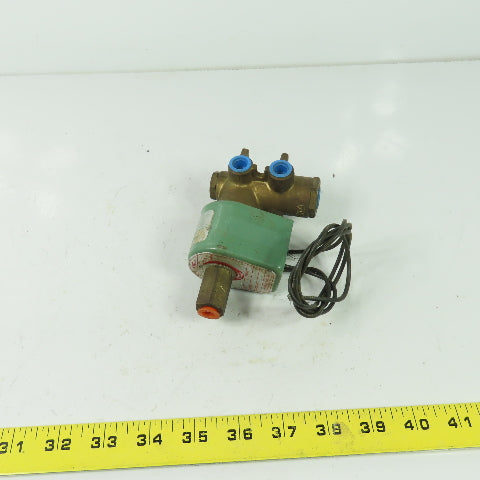 Asco 834SE1P Solenoid Valve 1/4" 120V Coil 1/16 Orifice
