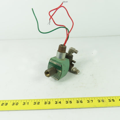 Asco 8317G35 Solenoid Valve 1/4" 120V Coil 10-99PSI Oil 5-150PSI Gas Air
