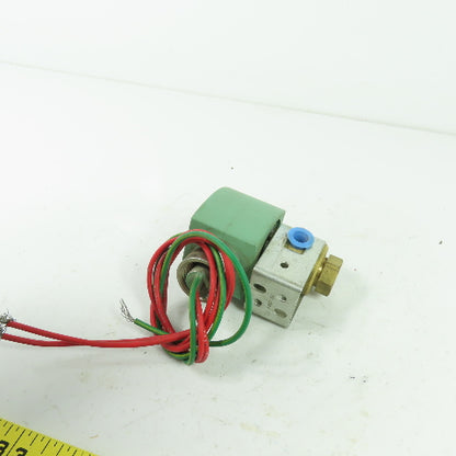Asco 8320G1 Solenoid Valve 1/8" 120V Coil 100PSI Oil Gas Air
