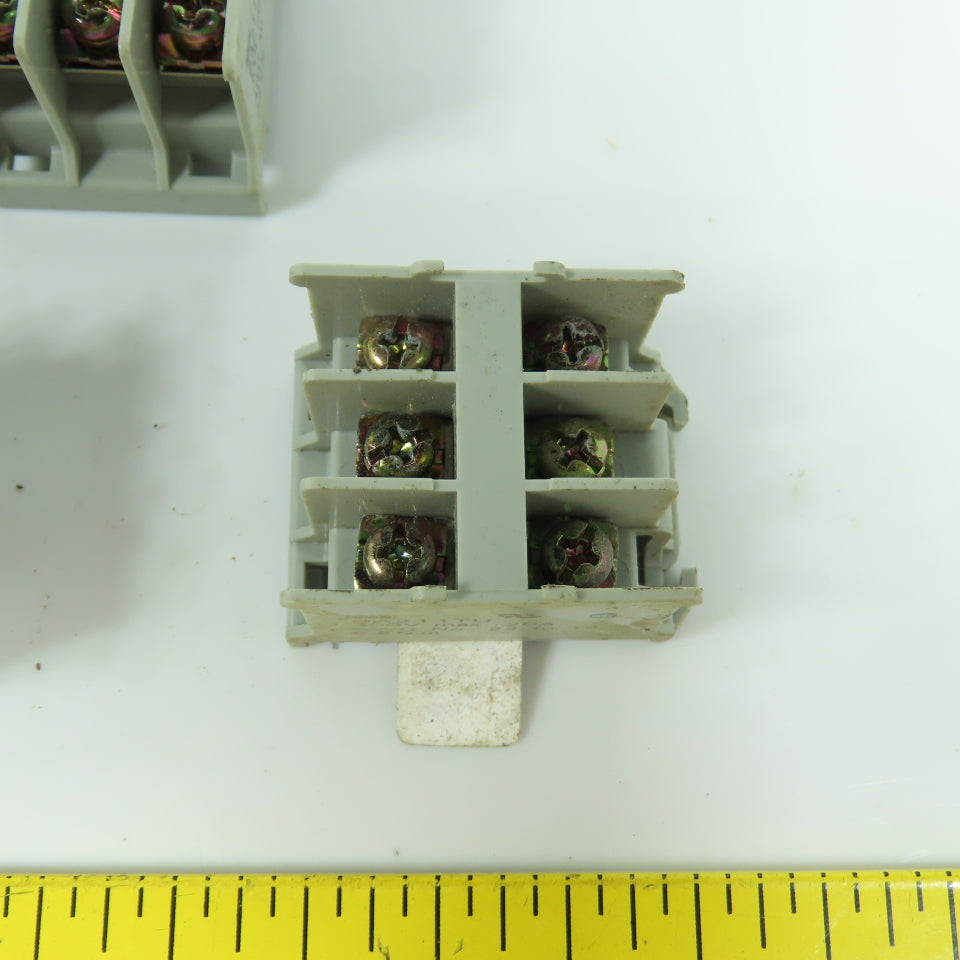 Izumi BA211TU 300V 20A Feed Thru Terminal Blocks 22-12 AWG Lot Of 16