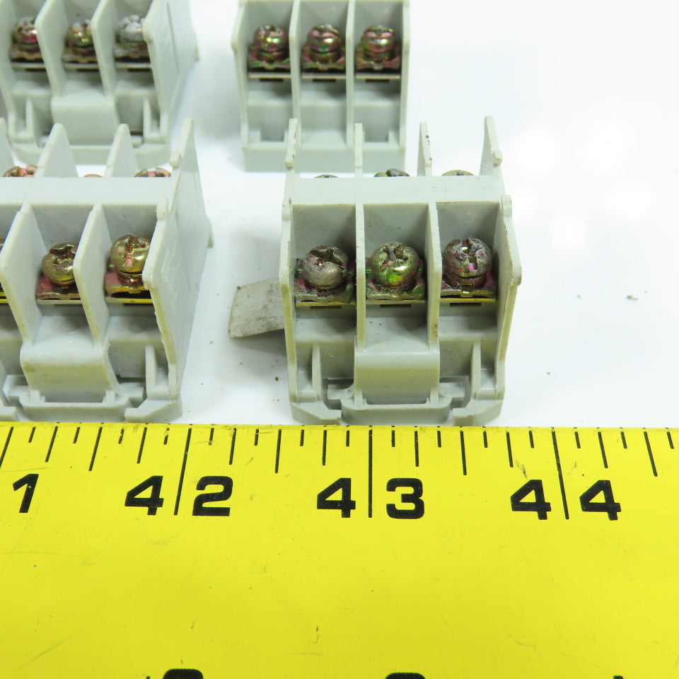 Izumi BA211TU 300V 20A Feed Thru Terminal Blocks 22-12 AWG Lot Of 16