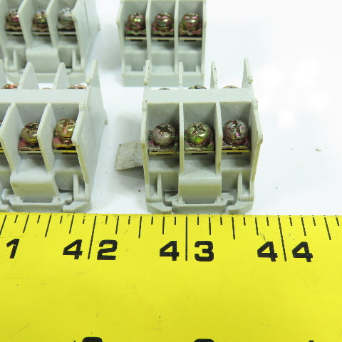 Izumi BA211TU 300V 20A Feed Thru Terminal Blocks 22-12 AWG Lot Of 16