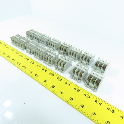 Izumi BA211TU 300V 20A Feed Thru Terminal Blocks 22-12 AWG Lot Of 16