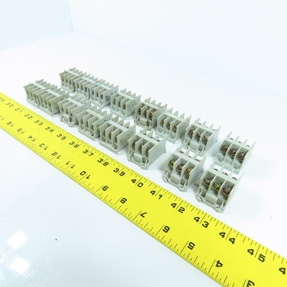 Izumi BA211TU 300V 20A Feed Thru Terminal Blocks 22-12 AWG Lot Of 16