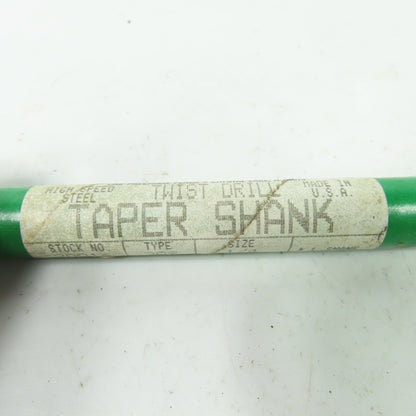 Precision Twist Drill 20016 Type 209 #1 Taper Shank 1/4"