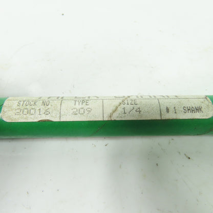 Precision Twist Drill 20016 Type 209 #1 Taper Shank 1/4"