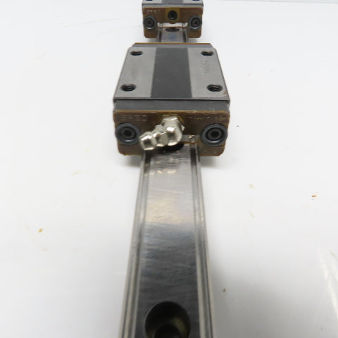 THK Y5B03 SR20W Y6B28 Linear (2) Bearing Blocks & 340mm Long Rail