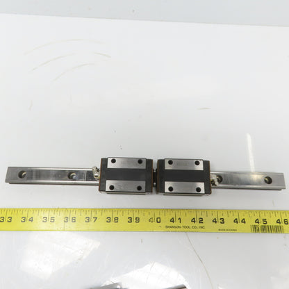 THK Y5B03 SR20W Y6B28 Linear (2) Bearing Blocks & 340mm Long Rail