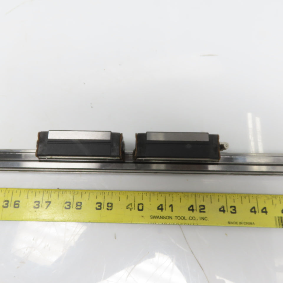 THK Y5B03 SR20W Y6B28 Linear (2) Bearing Blocks & 340mm Long Rail