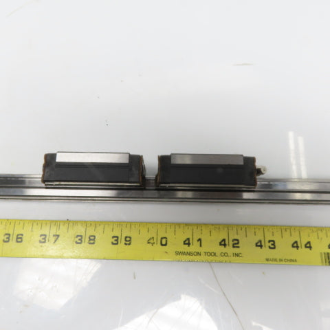 THK Y5B03 SR20W Y6B28 Linear (2) Bearing Blocks & 340mm Long Rail