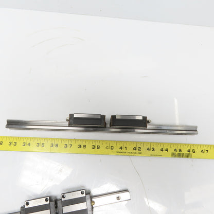 THK Y5B03 SR20W Y6B28 Linear (2) Bearing Blocks & 340mm Long Rail