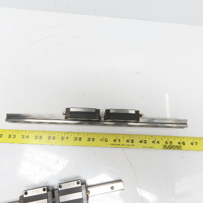 THK Y5B03 SR20W Y6B28 Linear (2) Bearing Blocks & 340mm Long Rail