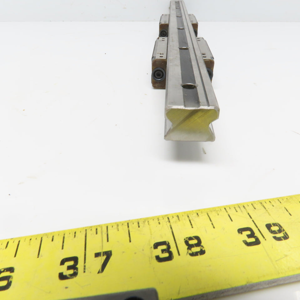 THK Y5B03 SR20W Y6B28 Linear (2) Bearing Blocks & 340mm Long Rail