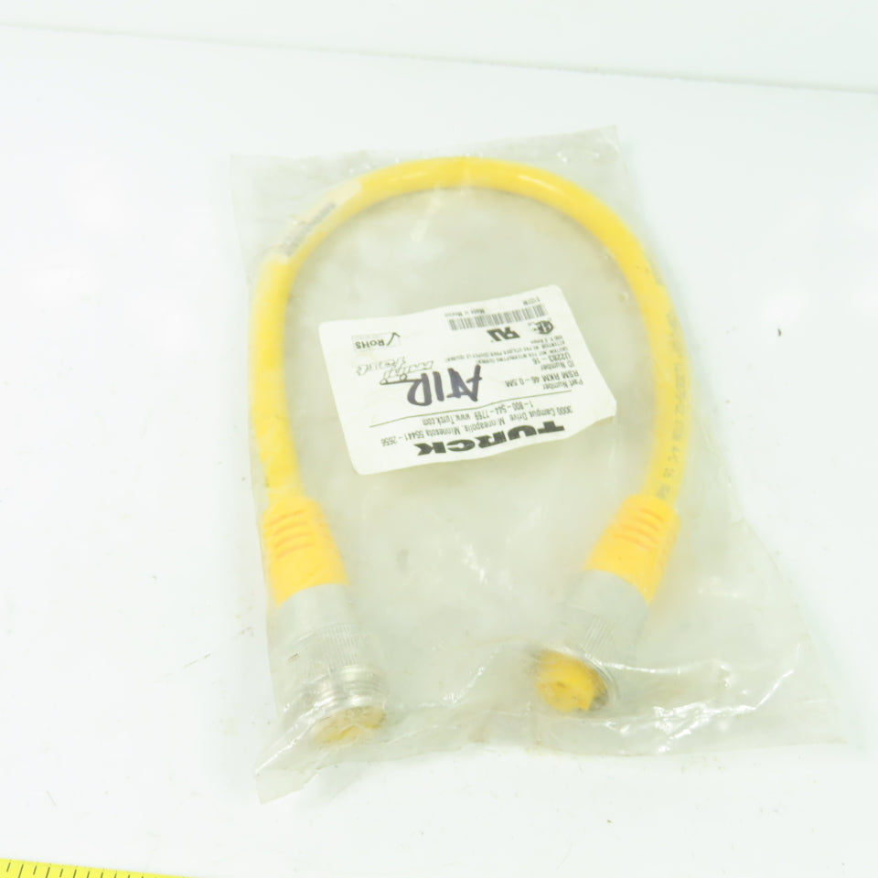 Turck RSM RKM 46-0.5M U2283-16 Double Ended Cordset Cable 4-Pin Male/Female