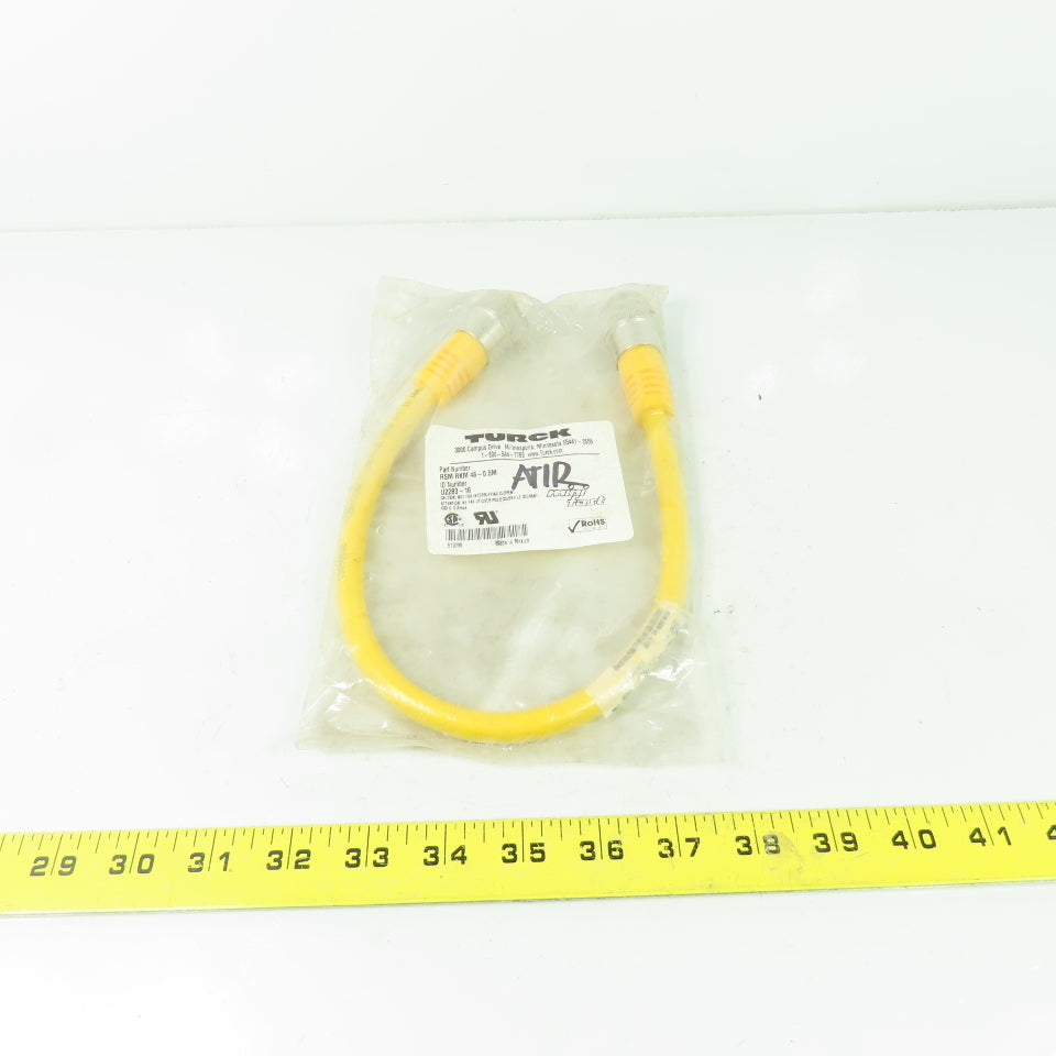 Turck RSM RKM 46-0.5M U2283-16 Double Ended Cordset Cable 4-Pin Male/Female