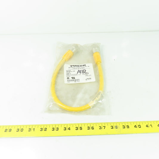 Turck RSM RKM 46-0.5M U2283-16 Double Ended Cordset Cable 4-Pin Male/Female