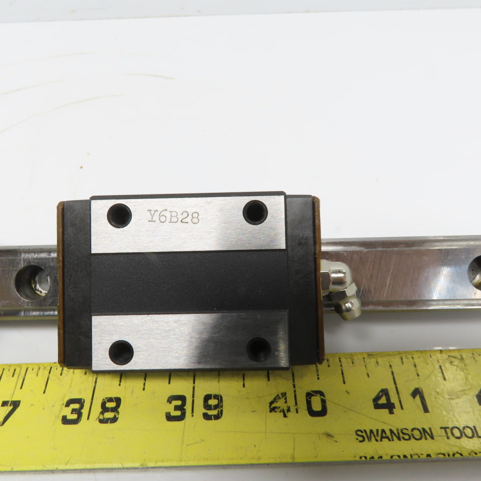 THK SR20W Y6B28 Linear (2) Bearing Blocks & 280mm Long Rail