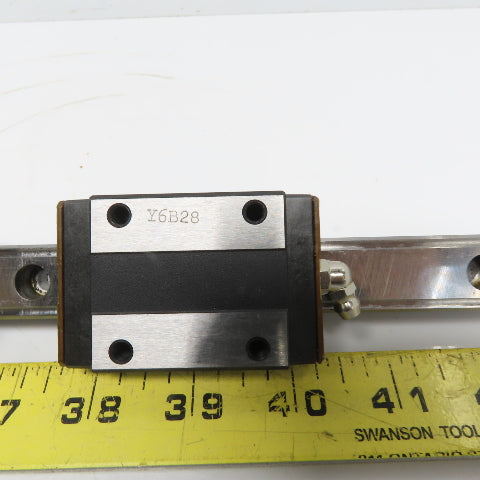THK SR20W Y6B28 Linear (2) Bearing Blocks & 280mm Long Rail