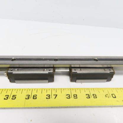 THK SR20W Y6B28 Linear (2) Bearing Blocks & 280mm Long Rail