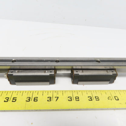 THK SR20W Y6B28 Linear (2) Bearing Blocks & 280mm Long Rail