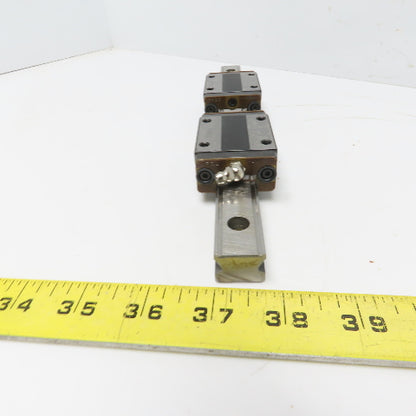THK SR20W Y6B28 Linear (2) Bearing Blocks & 280mm Long Rail