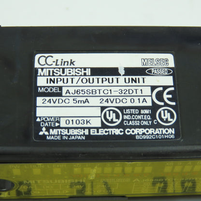 Mitsubishi AJ65SBTC1-32DT1 Melsec Input Output Unit 24VDC