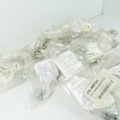 Grainger 4DV34 3-16" Wire Rope Clip Lot Of 26