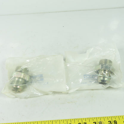 Parker 12F40MXS Fluid Connector Male 11/JG Lot Of 2