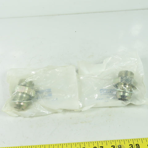 Parker 12F40MXS Fluid Connector Male 11/JG Lot Of 2