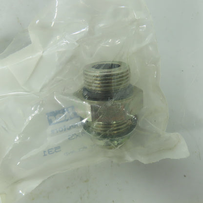 Parker 12F40MXS Fluid Connector Male 11/JG Lot Of 2