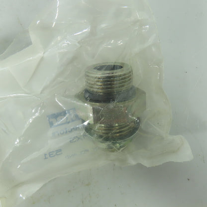 Parker 12F40MXS Fluid Connector Male 11/JG Lot Of 2