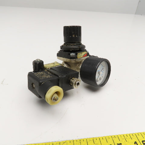 AVS Romer EAV-111-C15-1/8B 1/8" Solenoid Valve 110V 50/60Hz W/ Regulator