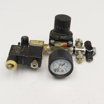 AVS Romer EAV-111-C15-1/8B 1/8" Solenoid Valve 110V 50/60Hz W/ Regulator