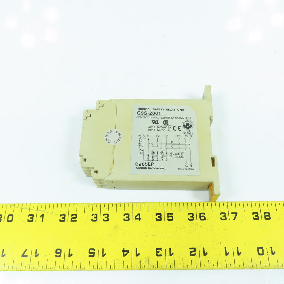 Omron G9S-2001 Safety Relay Unit 24VDC