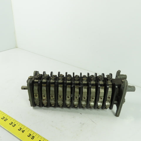 General Electric GEF-2357 6078268 Auxiliary Relay Rotary Switch 53835-F