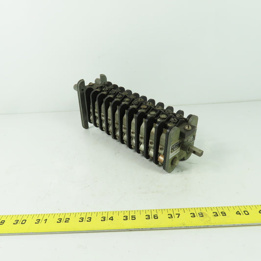 General Electric GEF-2357 6078268 Auxiliary Relay Rotary Switch 53835-F