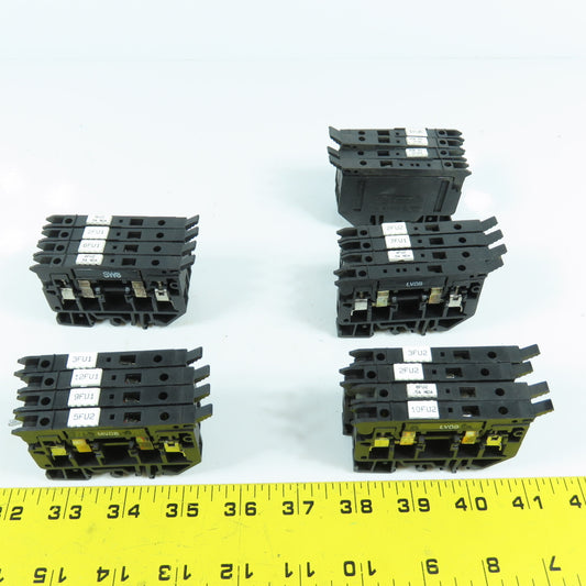 Allen Bradley 1492-H Terminal Fuse Holder Blocks 500V Lot Of 20