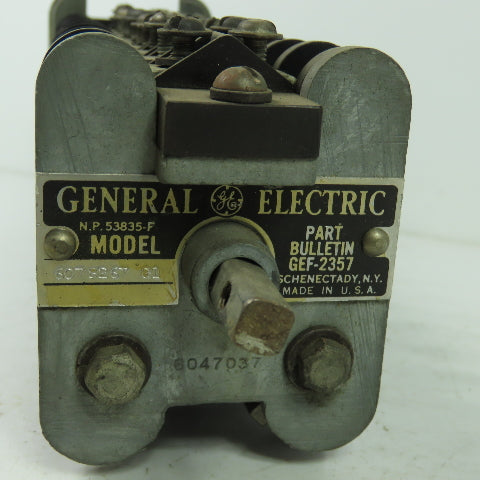 General Electric GEF-2357 6078268 Auxiliary Relay Rotary Switch 53835-F