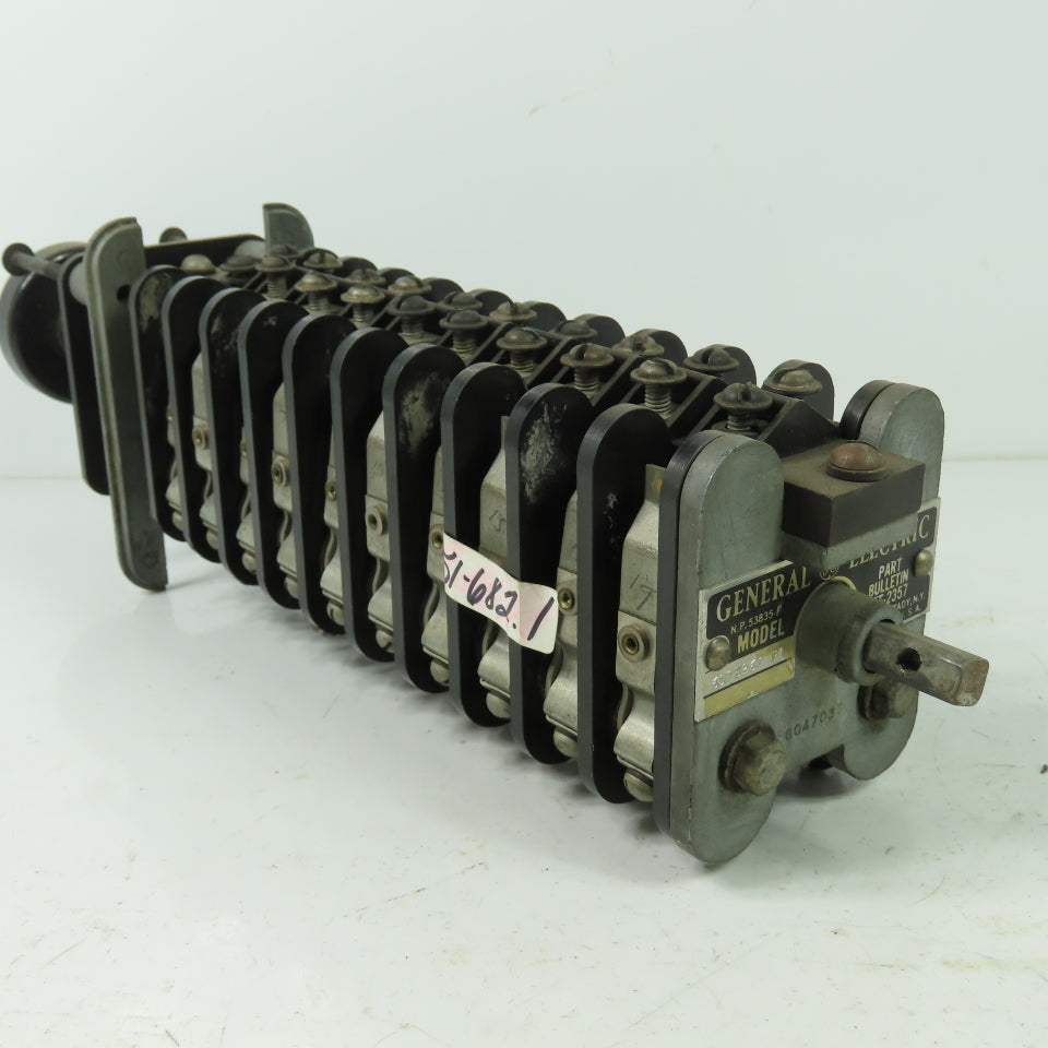 General Electric GEF-2357 6078268 Auxiliary Relay Rotary Switch 53835-F
