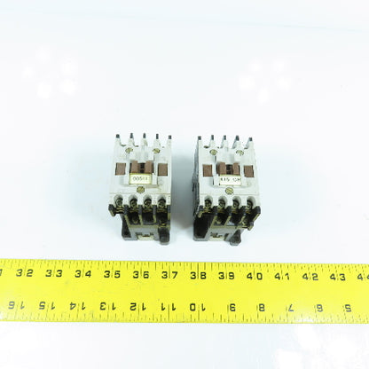 Allen Bradley 700-F400A1 Ser B Contactor Control Relay 120V Coil 10A Lot Of 2