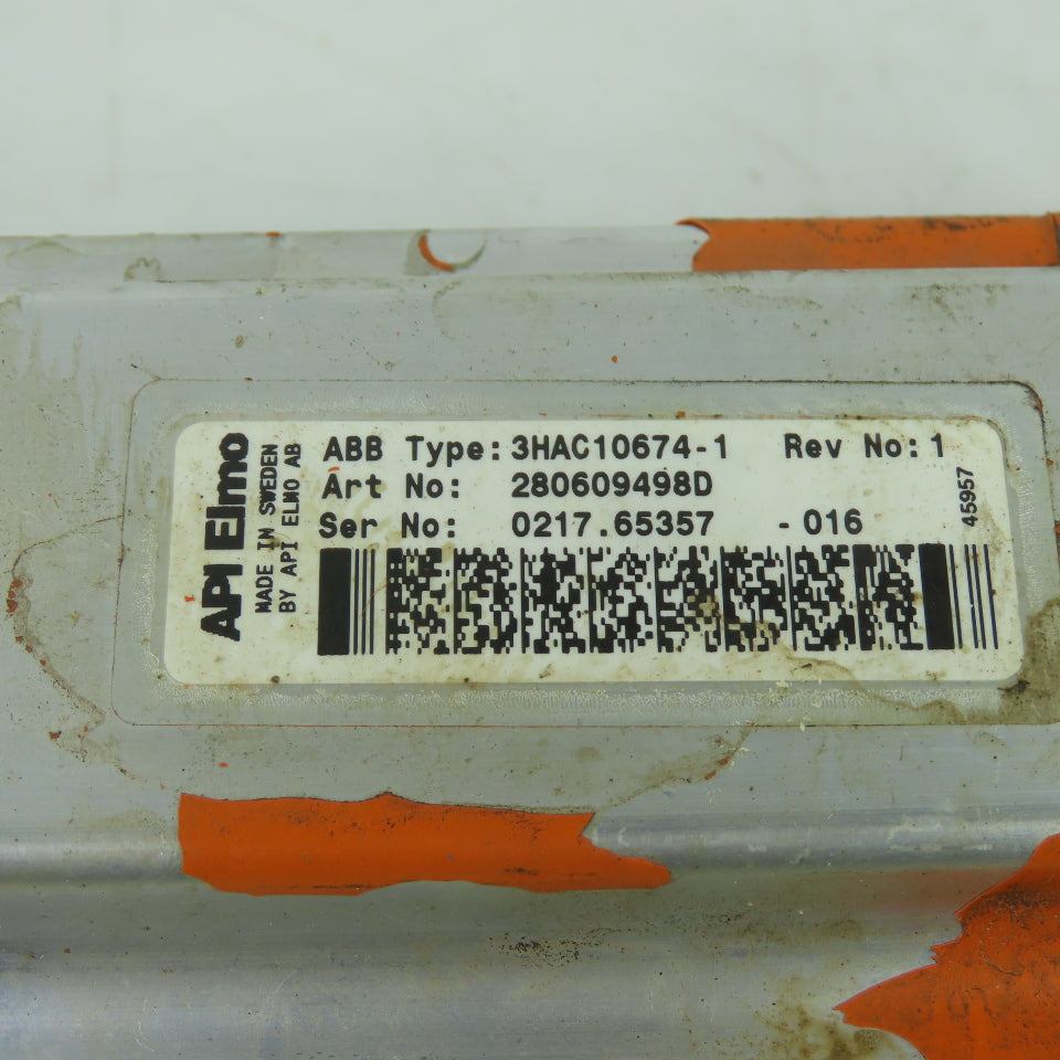 API Elmo 3HAC10674-1 ABB AC Servo Motor Rev 1 W/ TS2640N141E172 Encoder