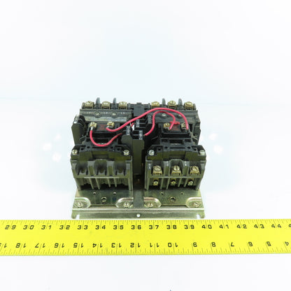 Allen Bradley 505-BOD-23 Ser C Size 1 Reversing Motor Starter 2-10HP 120V Coil