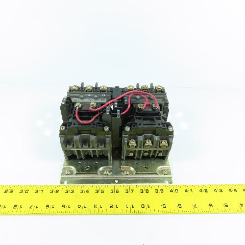 Allen Bradley 505-BOD-23 Ser C Size 1 Reversing Motor Starter 2-10HP 120V Coil