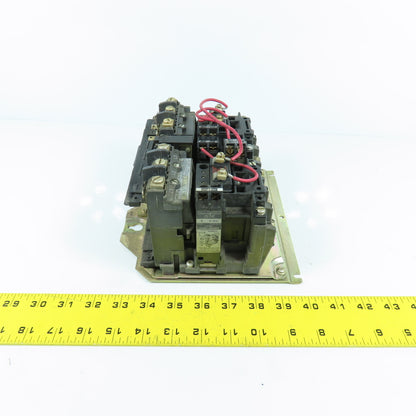 Allen Bradley 505-BOD-23 Ser C Size 1 Reversing Motor Starter 2-10HP 120V Coil