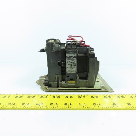 Allen Bradley 505-BOD-23 Ser C Size 1 Reversing Motor Starter 2-10HP 120V Coil